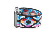 Load image into Gallery viewer, Multicolor Tribal Aztec Elastic Apple Watch Band