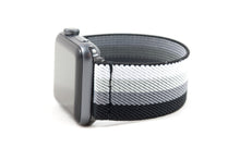 Load image into Gallery viewer, Shades of Grey Elastic Apple Watch Band