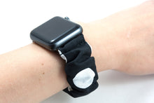 Load image into Gallery viewer, Jumbo Polka Dot Apple Watch Scrunchie Band - 38mm 42mm / 40mm 44mm Series 1 - 6 & SE