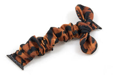 Load image into Gallery viewer, Tiger Apple Watch Scrunchie Band with Top Knot Bow - 38mm 42mm / 40mm 44mm Series 1 - 6 & SE