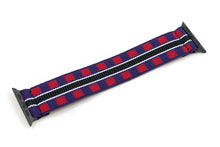 Load image into Gallery viewer, Checks and Stripe Pattern Elastic Apple Watch Band