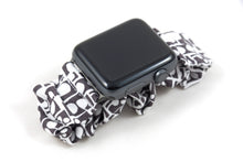 Load image into Gallery viewer, Lilla Prata Stone Gray Apple Watch Scrunchie Band