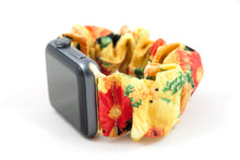 Load image into Gallery viewer, Little Sunflowers Apple Watch Scrunchie Band