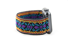 Load image into Gallery viewer, Spruce Blue Ethnic Elastic Apple Watch Band