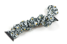 Load image into Gallery viewer, Daisy Apple Watch Scrunchie Band with Top Knot Bow