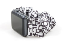 Load image into Gallery viewer, Lilla Prata Stone Gray Apple Watch Scrunchie Band