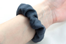 Load image into Gallery viewer, Bluish Gray Denim Style Apple Watch Scrunchie Band