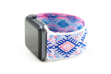 Load image into Gallery viewer, Sapphire Blue Ethnic Elastic Apple Watch Band