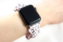 Load image into Gallery viewer, Words to Live by Apple Watch Scrunchie Band