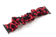 Load image into Gallery viewer, Mini Mouse Polka Dot Apple Watch Scrunchie Band