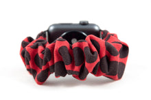 Load image into Gallery viewer, Mini Mouse Polka Dot Apple Watch Scrunchie Band