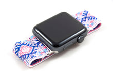 Load image into Gallery viewer, Sapphire Blue Ethnic Elastic Apple Watch Band