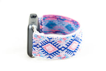 Load image into Gallery viewer, Sapphire Blue Ethnic Elastic Apple Watch Band