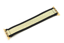 Load image into Gallery viewer, Elastic Apple Watch Band - Gold on Black