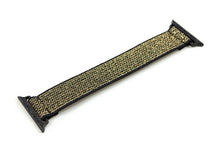 Load image into Gallery viewer, Thin Gold Sparkly Elastic Apple Watch Band