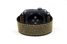 Load image into Gallery viewer, Thin Gold Sparkly Elastic Apple Watch Band