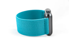 Load image into Gallery viewer, Turquoise Blue Elastic Apple Watch Band