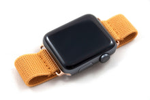 Load image into Gallery viewer, Amber Yellow Thin Elastic Apple Watch Band