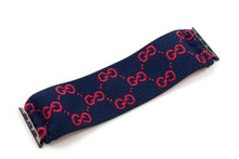 Load image into Gallery viewer, Elastic Apple Watch Band - Hand-Stitched - GG Extra Wide Band - 38mm 42mm 40mm 44mm; All Series 1-6 & SE