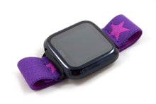 Load image into Gallery viewer, Purple Star Elastic Fitbit Watch Band