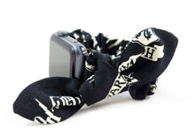 Load image into Gallery viewer, Hogwarts Apple Watch Scrunchie Band with Top Knot Bow
