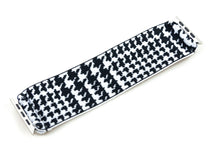 Load image into Gallery viewer, Houndstooth B&W Elastic Apple Watch Band