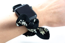 Load image into Gallery viewer, Hogwarts Apple Watch Scrunchie Band with Top Knot Bow