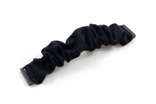 Load image into Gallery viewer, Black Scrunchie Fitbit Watch Band