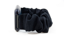 Load image into Gallery viewer, Black Scrunchie Fitbit Watch Band