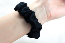 Load image into Gallery viewer, Black Scrunchie Fitbit Watch Band