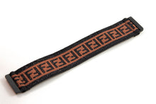 Load image into Gallery viewer, Fitbit Versa Elastic Watch Band - Sparkly Black Brown F Pattern – Versa 1 / 2 / Lite