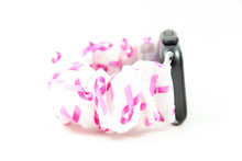 Load image into Gallery viewer, Breast Cancer Awareness Apple Watch Scrunchie Band