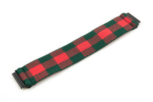Load image into Gallery viewer, Red & Green Plaid Elastic Samsung Watch Band