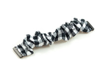 Load image into Gallery viewer, B&W Gingham Scrunchie Fitbit Watch Band