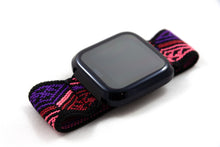 Load image into Gallery viewer, Red Purple Sunset Elastic Fitbit Watch Band