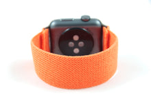 Load image into Gallery viewer, Bright Orange Elastic Apple Watch Band
