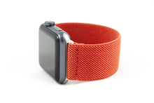 Load image into Gallery viewer, Burnt Orange Elastic Apple Watch Band

