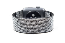 Load image into Gallery viewer, Silver Sparkly Elastic Apple Watch Band
