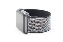 Load image into Gallery viewer, Silver Sparkly Elastic Apple Watch Band
