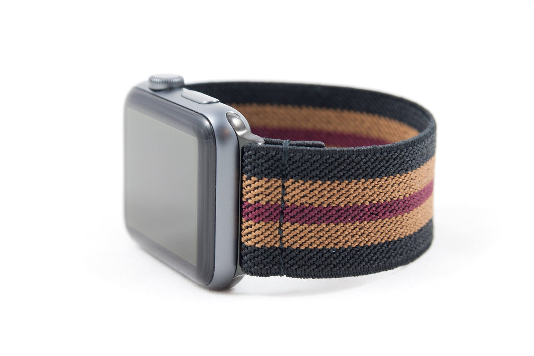 Striped Elastic Apple Watch Band