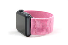 Load image into Gallery viewer, Pink Rose Elastic Apple Watch Band
