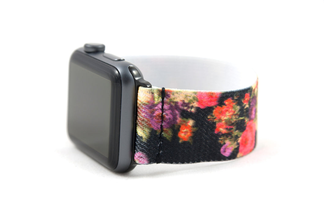 Floral Elastic Apple Watch Band