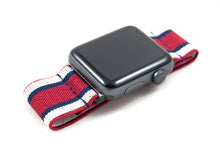 Load image into Gallery viewer, Striped Elastic Apple Watch Band
