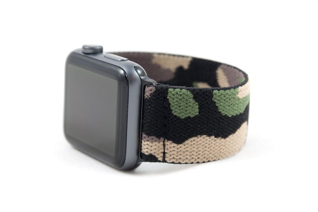 Recon Camo Elastic Apple Watch Band