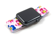 Load image into Gallery viewer, Floral Pattern Elastic Apple Watch Band
