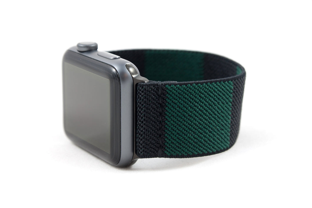 Checkered Pattern Elastic Apple Watch Band