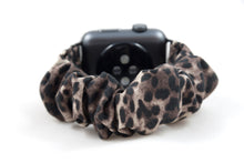 Load image into Gallery viewer, Leopard Apple Watch Scrunchie Band
