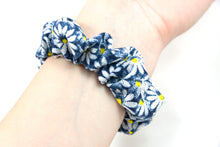 Load image into Gallery viewer, Blue Daisy Apple Watch Scrunchie Band
