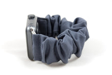 Load image into Gallery viewer, Gray Apple Watch Scrunchie Band
