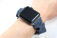 Load image into Gallery viewer, Gray Apple Watch Scrunchie Band
